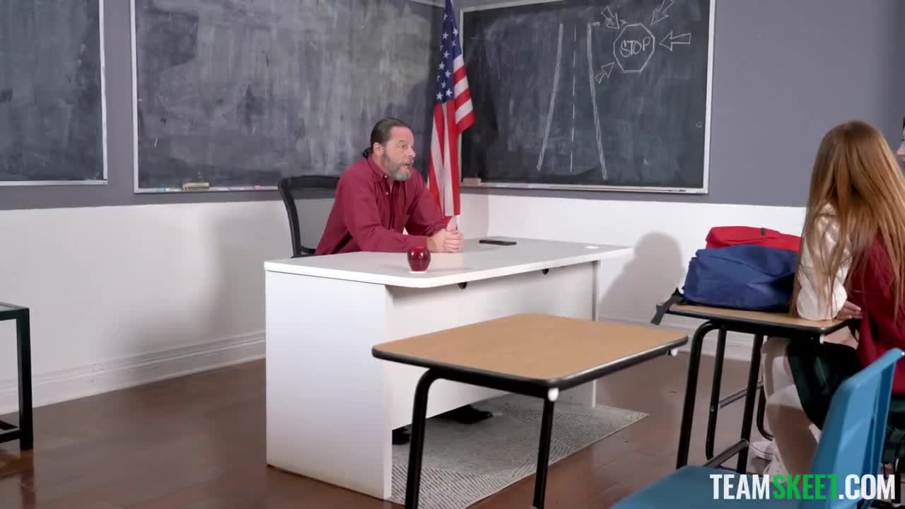 Watch School teacher showed a real lesson in sex education to these two beauties. Full. Duration: 07:58 | ePornBabe.