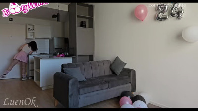 Amazing fuck after birthday party