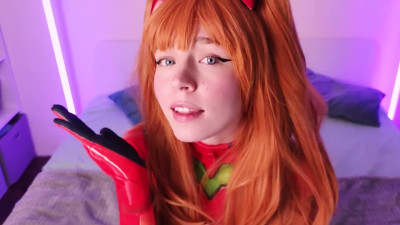 Asuka Langley Sohryu sluts it up in a POV cosplay porn movie