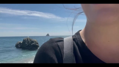 Amateur French couple and their anal quickie challenge in nature