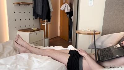Russian housemaid is tricked into sex with a fake porn producer