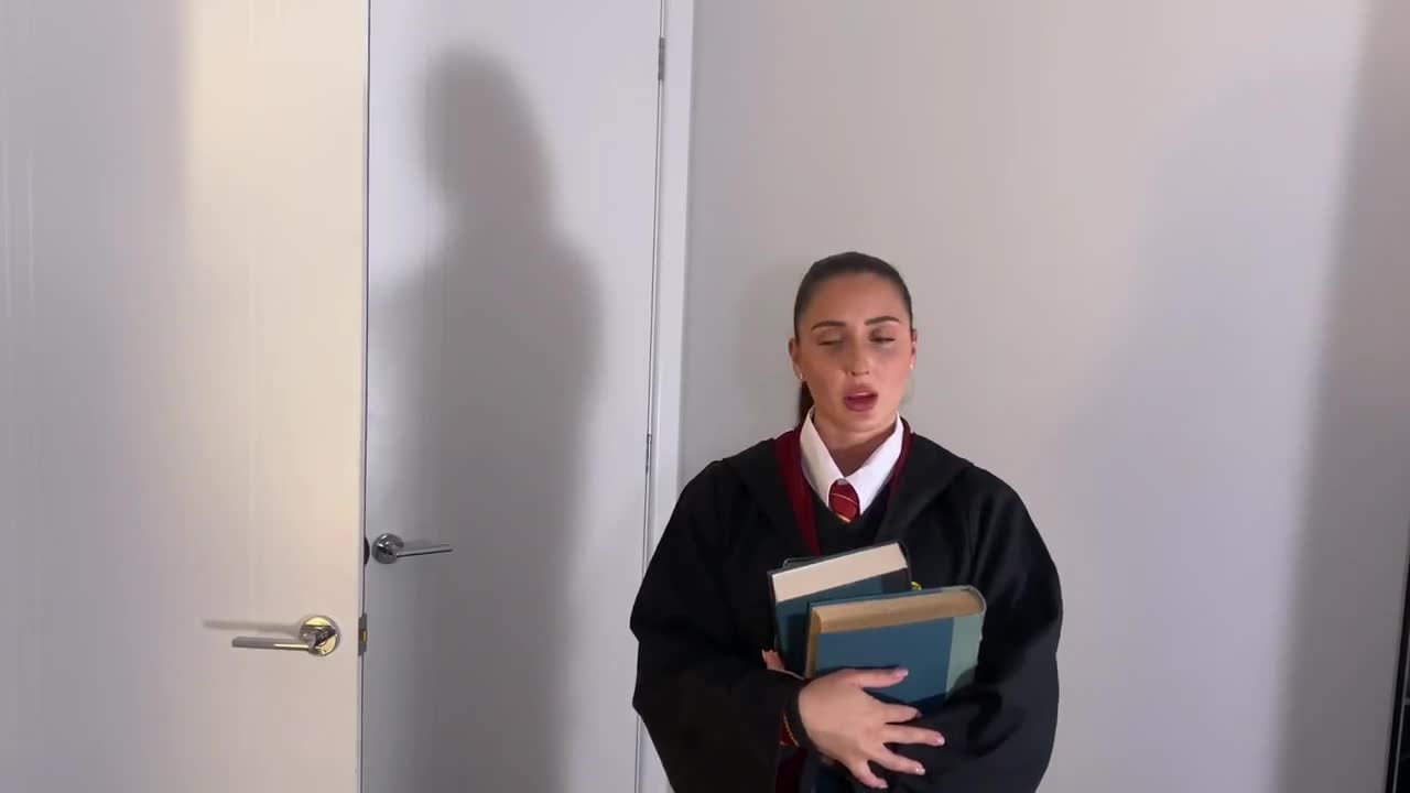 Watch Clean and slim Isabelle and her boyfriend Jeremy do a Harry Potter Roleplay Full. Duration: 10:26 | ePornBabe.