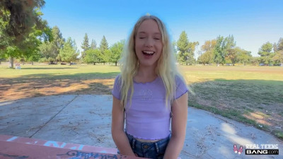 Naive blonde tricked into fake porn casting - POV