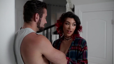 Sexy Brooklyn Grey cums with 2 cocks in her hands - Bellesa Films