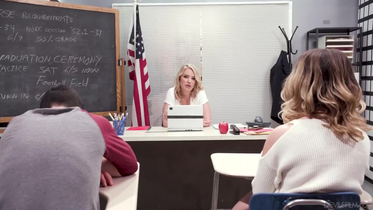 Watch Horny student joins busty teacher to take care of hard dick Full. Duration: 06:01 | ePornBabe.