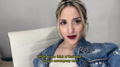Busty latina milf gets horny and invites her neighbour in her apartment for a good fuck