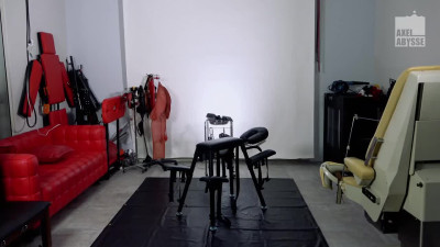 Asian harlot fists guy's ass during BDSM femdom session