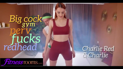 Horny Personal Trainer Reveals His Boner To Entice a Slim Redhead Fitness-girl Into Crazy Sex
