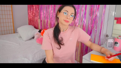 Pretty Fit Busty Nerdy Student Learns To Calculate the Area Of Her Tutor's Cock