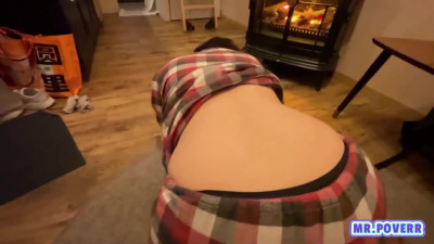 Plump-booty Asian Teen In Plaid Pajamas Gets Fucked Hard By Her BBC Friend