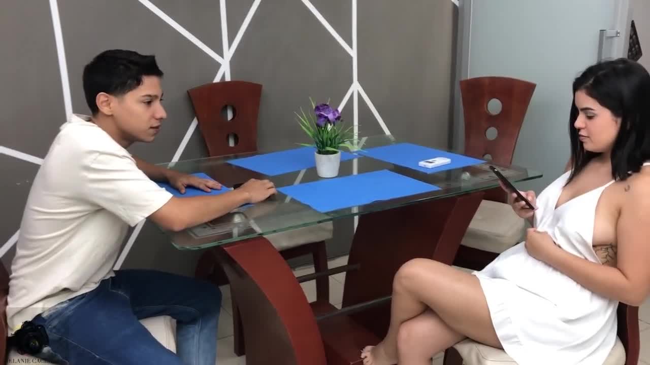 Watch Big ass Melanie and her boyfriend test the strength of the chair. Full. Duration: 14:18 | ePornBabe.