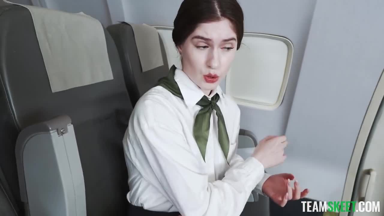 Watch Innocent Slim Brunette Stewardess Gets Fucked And Creampied By a Kinky Perv Pilot Full. Duration: 07:58 | ePornBabe.
