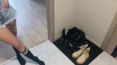 One more quickie with my Ex girlfriend who is still a guru of blowjob