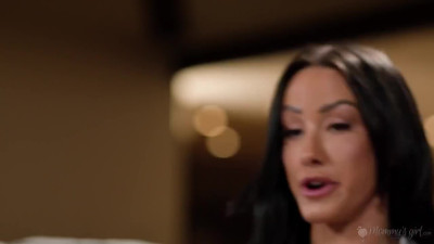 Asian fucked by buxom stepmom with strapon - Mommys Girl
