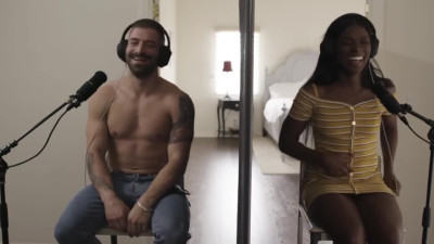 Blind date with ebony quickly turned into a romantic love making and facial cumshot