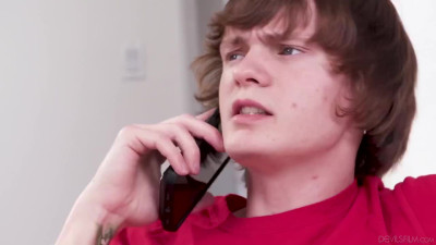 Astounding redhead works stepson't big cock in quick romance