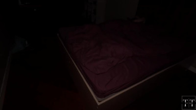 Curly stepsister can't sleep without hard sex...